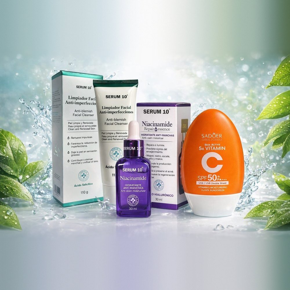 Kit anti-imperfecciones con protección solar