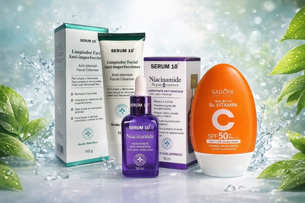Kit anti-imperfecciones con protección solar