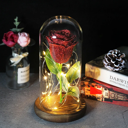 Eternal Glow ™  Rose LED Lamp